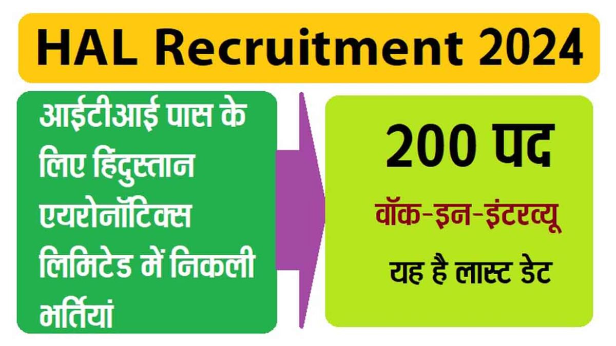 HAL Recruitment 2024